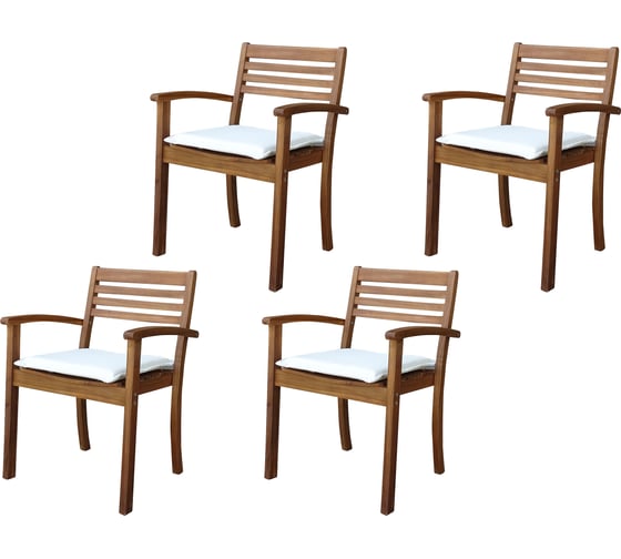 Стул из акации Joygarden KARO, комплект 4 шт 52201-4 1