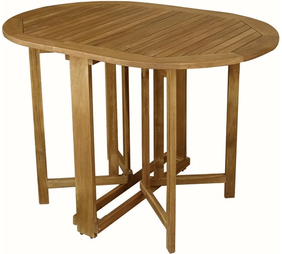 Стол из акации Joygarden KARO овальный складной 52214 1