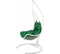 Подвесное кресло BiGarden зеленая подушка WindWhiteG