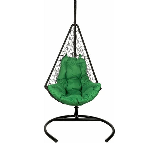 Подвесное кресло BiGarden зеленая подушка WindBlackGr 1