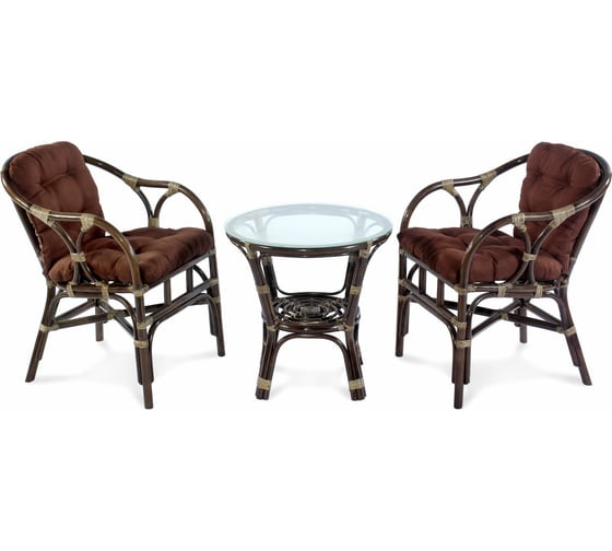 Кофейный комплект ЭкоДизайн TERRACE Set стол и 2 кресла 11/05 Б