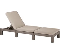 Шезлонг Keter Daytona Delux капучино 252225