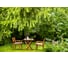 Кофейный комплект из акации КАРО с высоким столом Joygarden 52201/52210 2