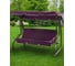 Качели садовые Green Days 3-мест, 200х120х164 см, 300 кг, раск, сливовые, YTGSW030-19-1522, металл 352964 1