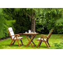 Кофейная группа Joygarden КARO из акации с высокими стульями 52202/52210