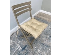 Подушка для стула NEW Victoria размер 400х400мм оксфорд бежевый 9198