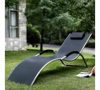 Шезлонг-лежак BiGarden Грация-1 MC-3039GA Silver-Black