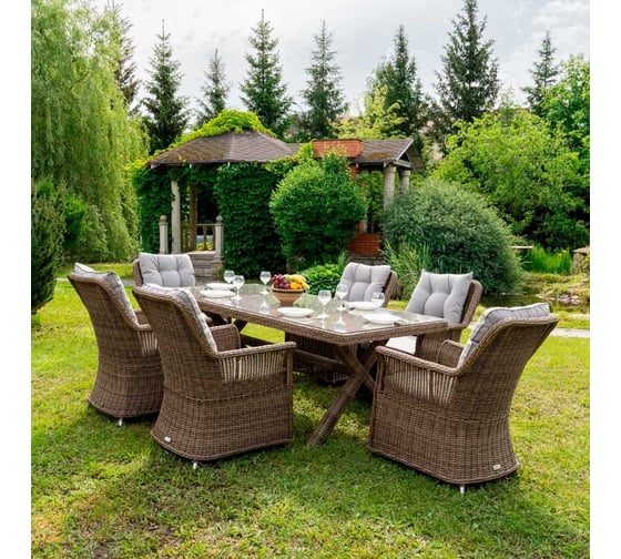 Обеденный комплект Royal Family VICTOR с 6 креслами 301-61-21 1