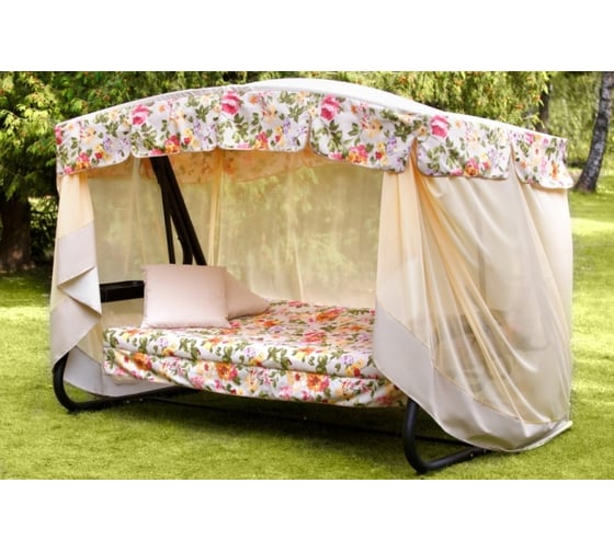 Четырехместные садовые качели OLSA Саванна FLOWER с1205