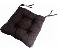 Подушка для стула NEW Victoria размер 400х400мм рогожка шоколадная 9193