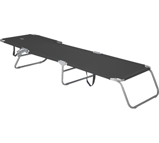 Кемпинговая раскладушка JUNGLE CAMP Comfort Grey 189x58x28 см 70732