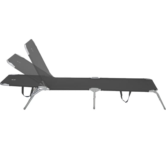 Кемпинговая раскладушка JUNGLE CAMP Comfort Grey 189x58x28 см 70732