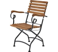 Стул из акации Joygarden LATA складной с подлокотниками 15602