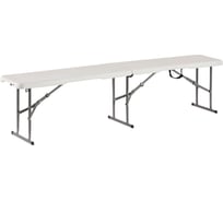 Скамья складная NOSTRESS Country FB-005 (ш1800Хг280Хв435мм) пластик HDPE белый 680058