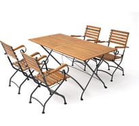 Обеденный комплект Joygarden LATA L, стулья с подлокотниками, 15606/15602