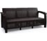 Диван ротанг 3-х местный 188x70x79 см мокко (с подушками бордо) HOMLYGREEN ARD257873 1