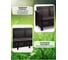 Диван ротанг 3-х местный 188x70x79 см мокко (с подушками бордо) HOMLYGREEN ARD257873 5