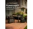 Комплект садовой мебели HOMLYGREEN 5+1+1+обеденный стол 153х79, без подушек ARD259338 2