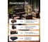 Комплект садовой мебели Set 3+1+1+кофейный столик+подушки серого цвета HOMLYGREEN ARD259203 3