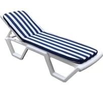 Матрац для шезлонга TWEET бело-синий M4VWB