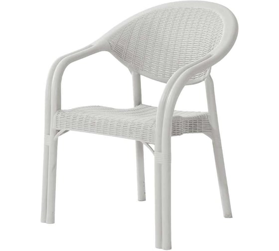 Кресло HENIVER VIVERE белый, арт. SPC-120 бел 1