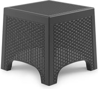 Стол ЗПИ Альтернатива Ротанг Лайт (графитовый) М9013