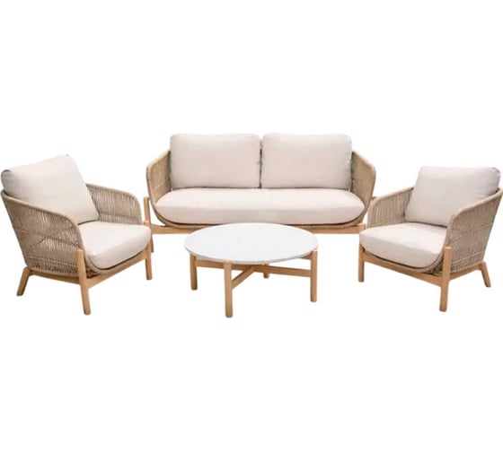 Набор садовой мебели ROYAL FAMILY ELEONORA, лаунж-зона с 2-местным диваном из акации 111-21-21 1