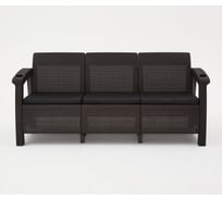 Комплект садовой мебели WORKY HomlyGreen Set 3+1+1+стол 94×94×74 см+подушки черного цвета ARD259214