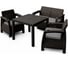 Комплект садовой мебели Set 2+1+1+стол 94х94х74 см+подушки серого цвета HOMLYGREEN ARD259199 1