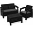 Комплект садовой мебели Set 2+1+кофейный столик+подушки серого цвета HOMLYGREEN ARD259201 1