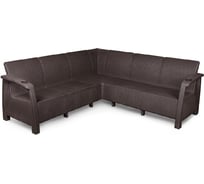 Комплект садовой мебели WORKY HomlyGreen Set 5+1+1+кофейный столик+подушки темно-синего цвета ARD259195