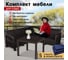 Комплект садовой мебели Set 5+стол 94х94х74 см+подушки темно-синего цвета HOMLYGREEN ARD259197 2