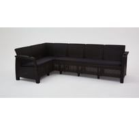 Комплект садовой мебели WORKY HomlyGreen Set 5+стол 94×94×74 см+подушки черного цвета ARD259217