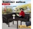 Комплект садовой мебели Set 5+стол 94х94х74 см+подушки черного цвета HOMLYGREEN ARD259217 2