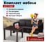 Комплект садовой мебели (3-х местный диван + стол 94х94х74 см) мокко бежевые подушки HOMLYGREEN ARD259257 2