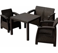 Комплект садовой мебели Set 2+1+1+стол 94х94х74 см без подушек HOMLYGREEN ARD258559