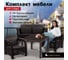 Комплект садовой мебели Set 2+1+1+стол 94х94х74 см без подушек HOMLYGREEN ARD258559 2