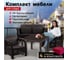 Комплект садовой мебели Set 2+1+1+стол 94х94х74 см+подушки бордового цвета HOMLYGREEN ARD259229 2