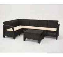 Комплект садовой мебели WORKY HomlyGreen Set 5+Кофейный столик+подушки бежевого цвета ARD258570