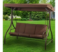 Качели садовые Green Days 3-мест, 194х120х173 см, 300 кг, , раск, капучино, YTGSW001, мет-л 339476