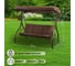 Качели садовые Green Days 3-мест, 194х120х173 см, 300 кг, , раск, капучино, YTGSW001, мет-л 339476 4