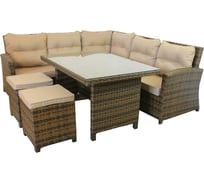 Набор мебели Garden Story Версаль коричневый/бежевый 7026