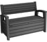 Скамья-сундук графитовая KETER Otter Bench 259122 1