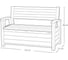 Скамья-сундук графитовая KETER Otter Bench 259122 4