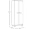 Шкаф пластиковый высокий KETER Stillo Tall 241058 6