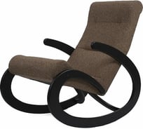 Кресло-качалка Garden story Агата №1 VERONA WENGE каркас венге, коричневое сиденье М1