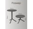 Стол NARDI SPRITZ+ SPRITZ MINI ANTRACITE (антрацит) 40058.02.000 3