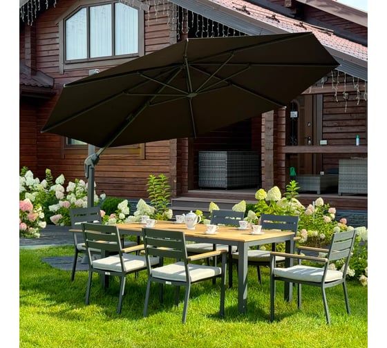 Зонт Royal Family SKY круглый без утяжелителей, черный 790-91