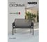 Скамья NARDI Net anthracite (антрацит) 40338.02.000 2