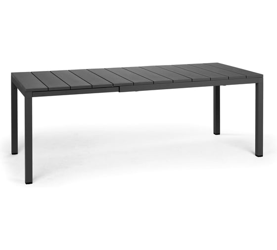 Стол NARDI RIO 140 EXTENSIBILE coated антрацит 48352.02.000